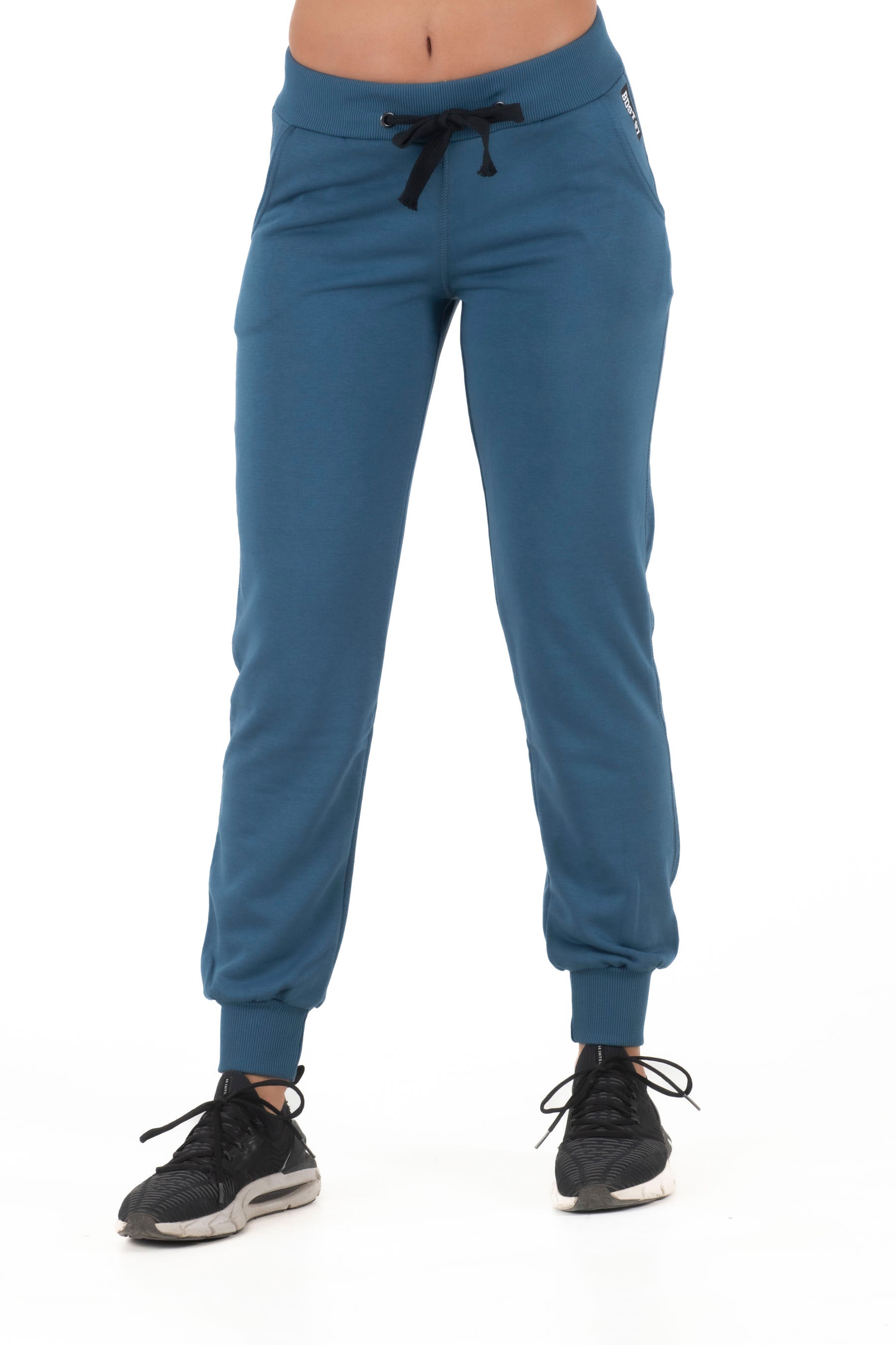 Γυναικείο παντελόνι λάστιχο (Πετρόλ)