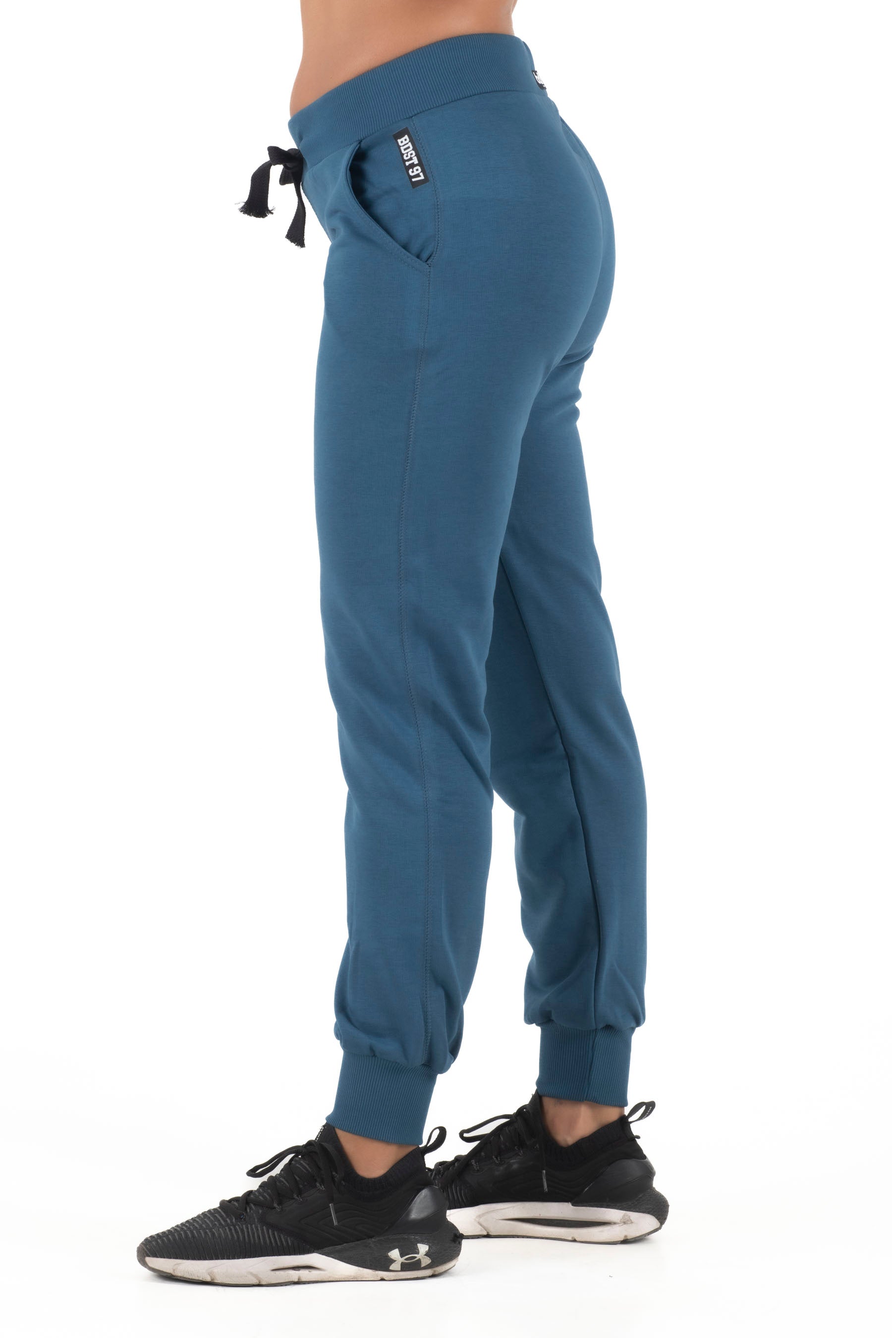 Γυναικείο παντελόνι λάστιχο (Πετρόλ)