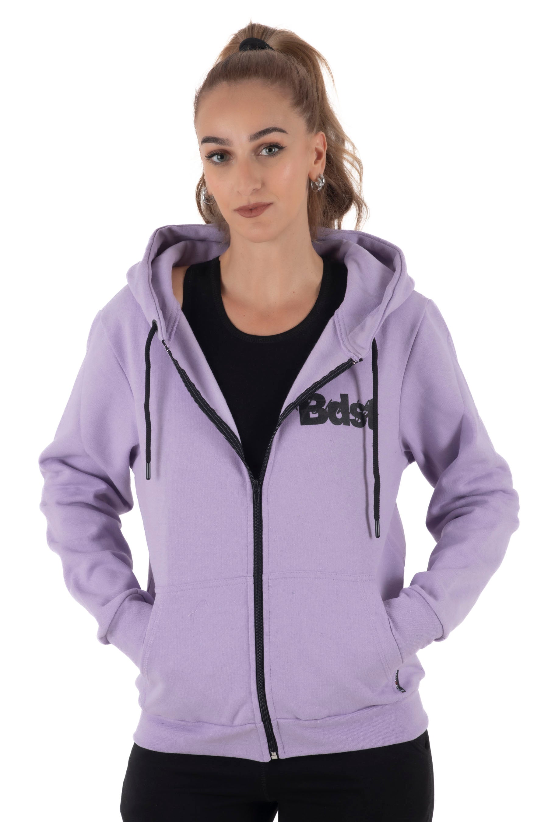 Γυναικεία ζακέτα σε μωβ