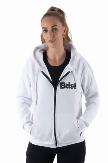 Γυναικεία ζακέτα σε λευκό