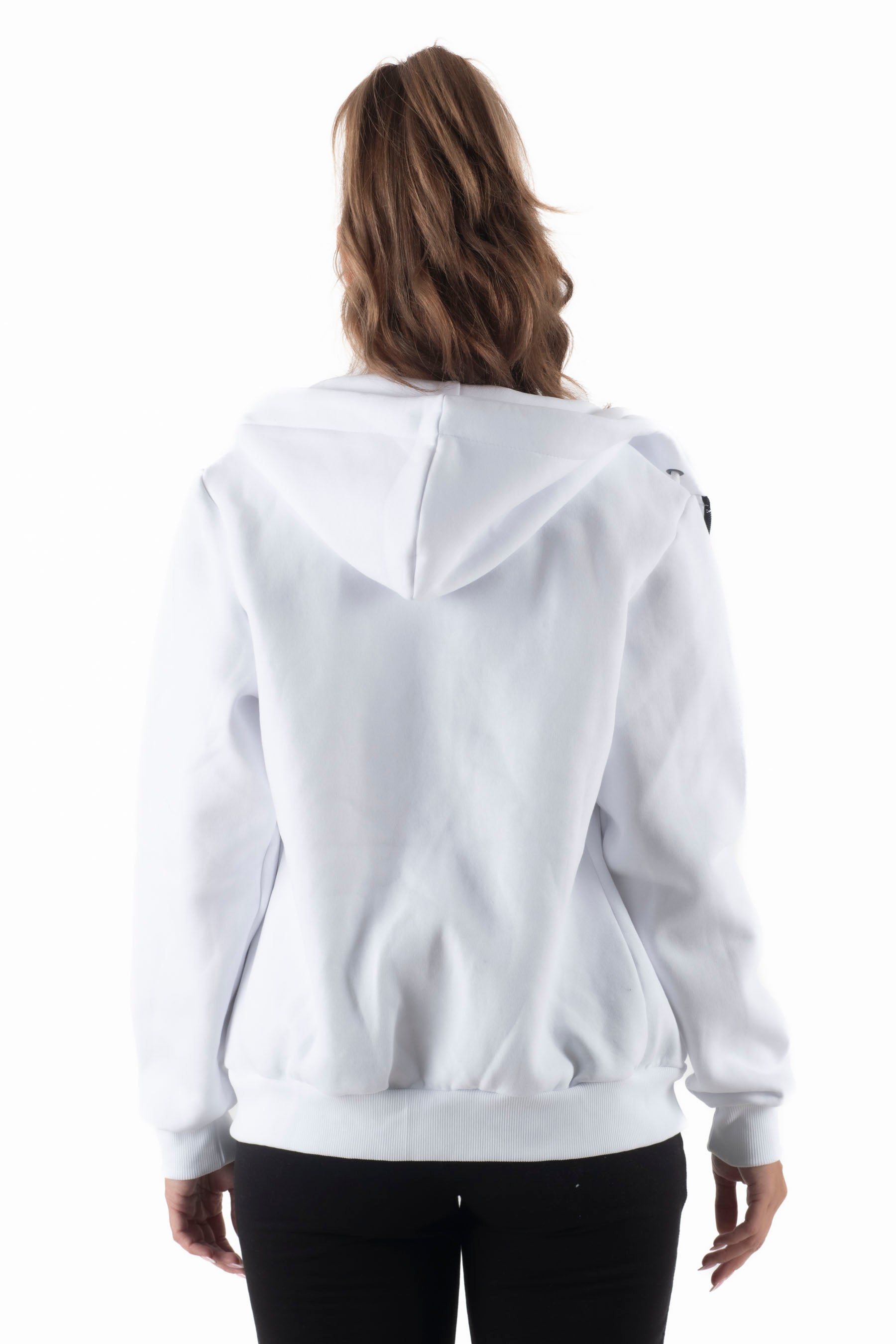 Γυναικεία ζακέτα με κουκούλα φούτερ