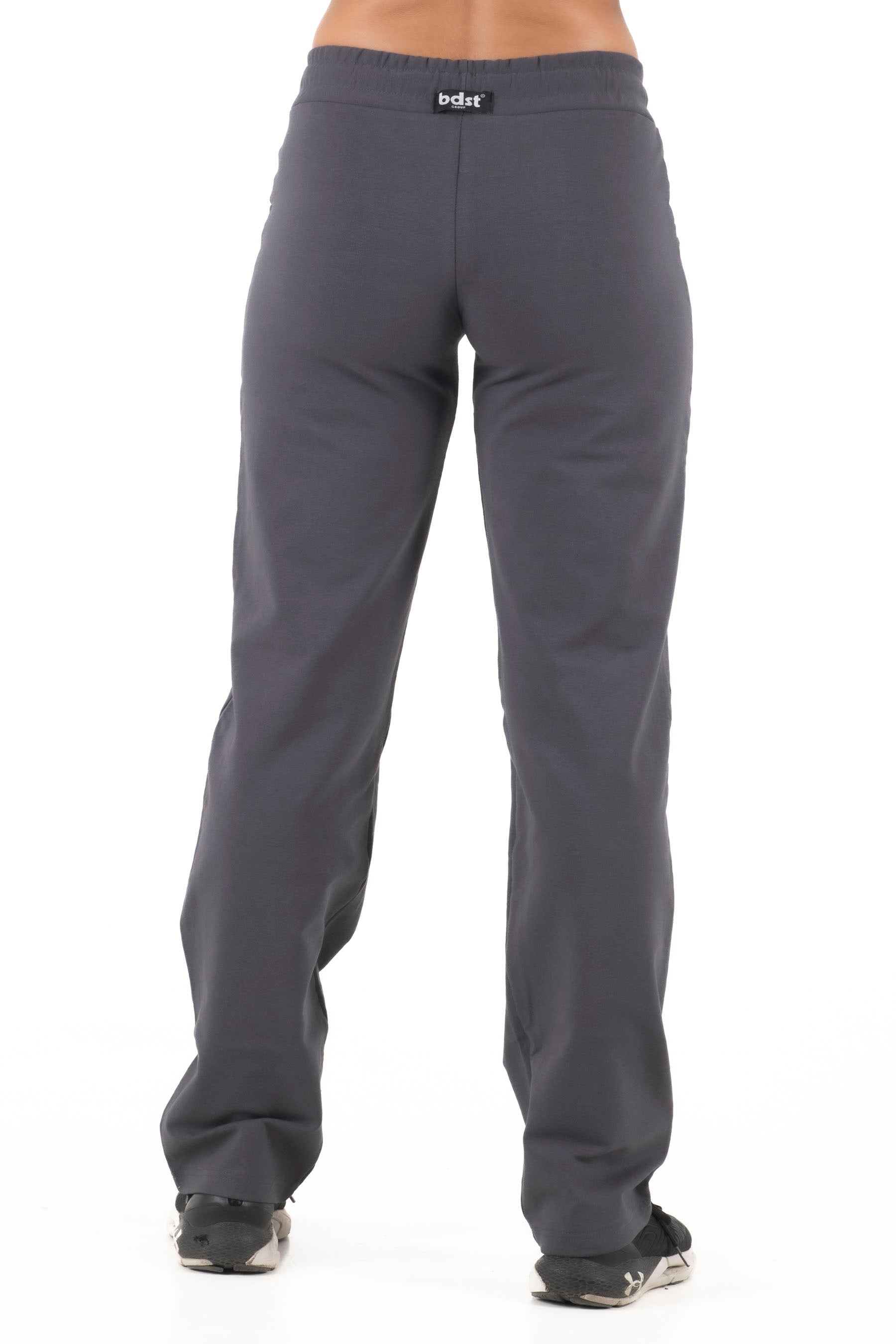 Γυναικείο παντελόνι μονόχρωμο (Μολυβί)