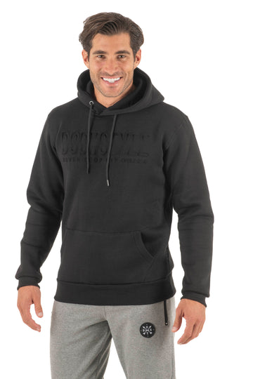 Ανδρική μπλούζα φούτερ με κουκούλα με στάμπα 3D (Μαύρο)