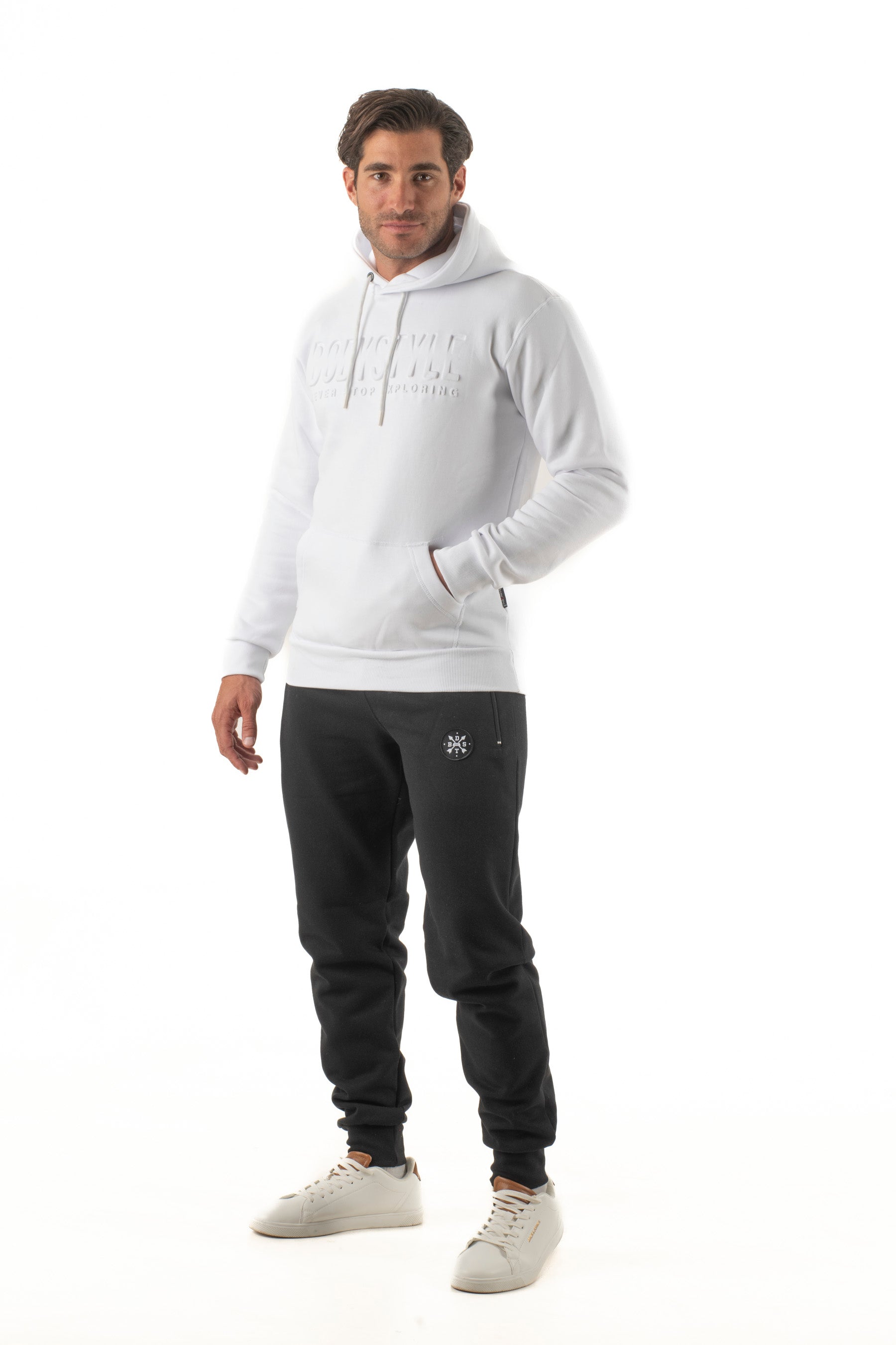 Ανδρική μπλούζα φούτερ με κουκούλα με στάμπα 3D