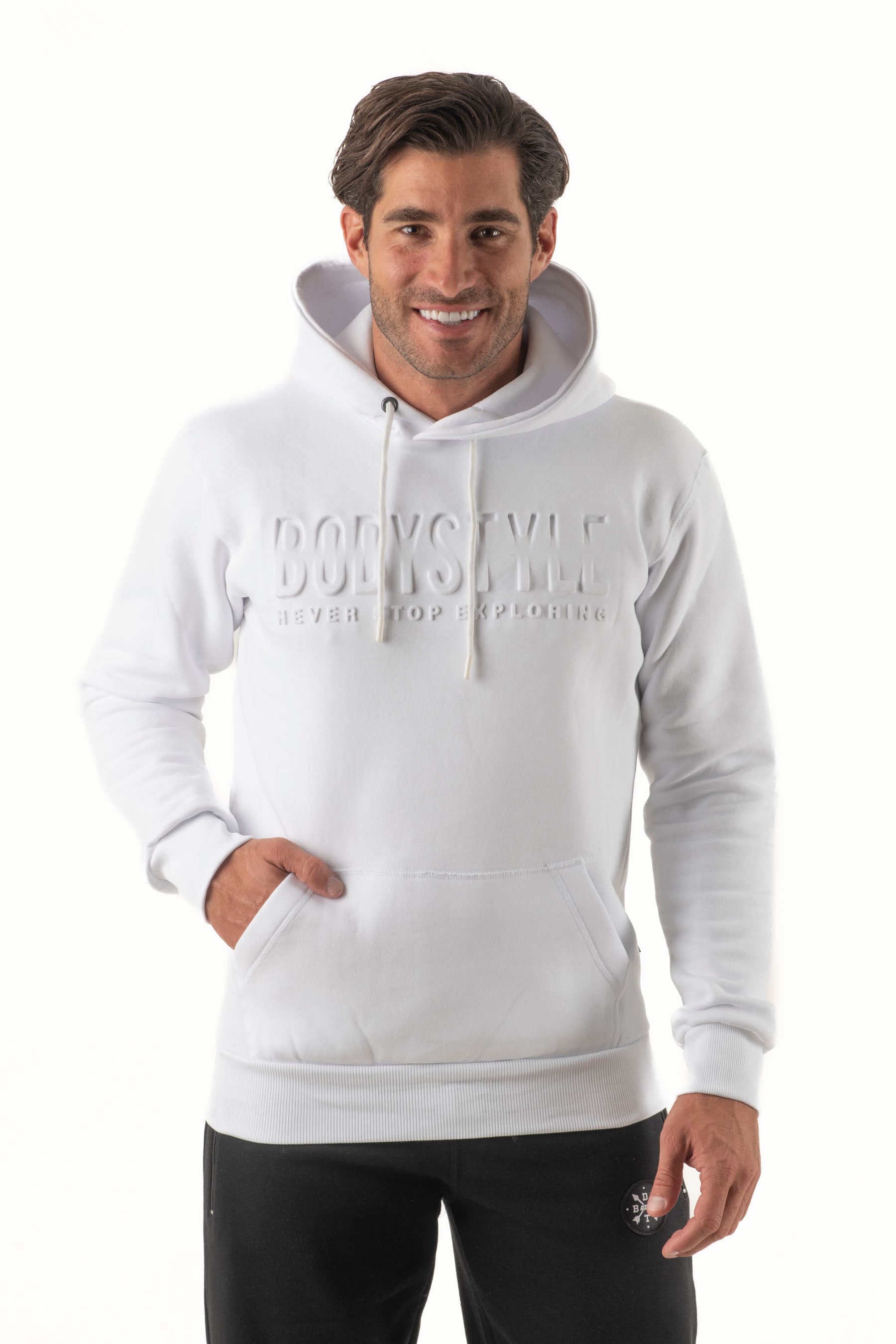 Ανδρική μπλούζα φούτερ με κουκούλα με στάμπα 3D