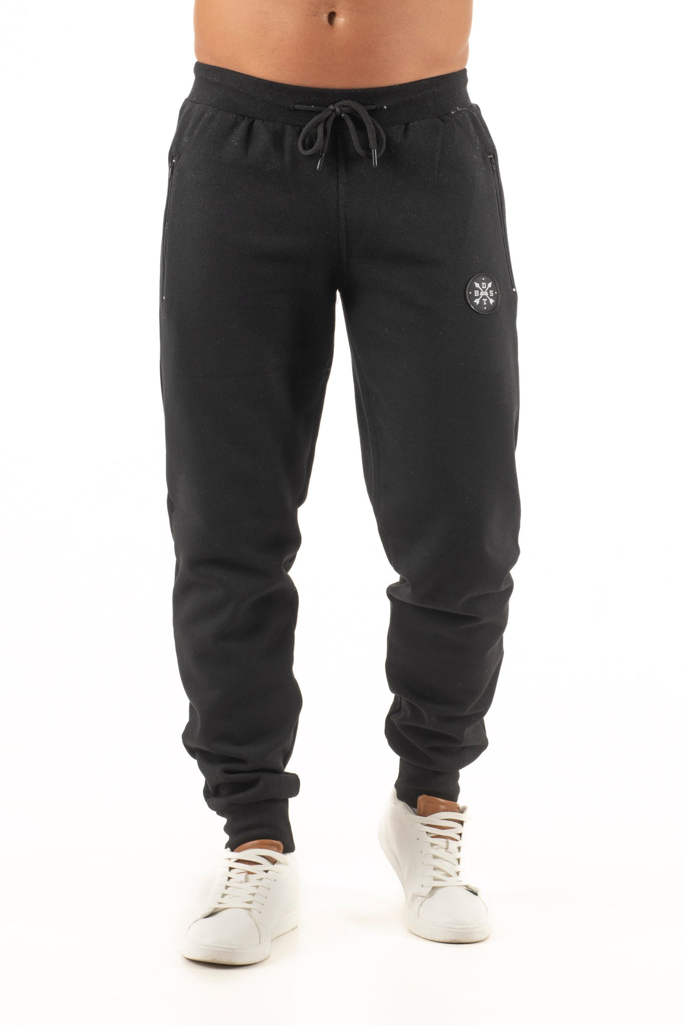 Ανδρικό παντελόνι λάστιχο με φερμουάρ