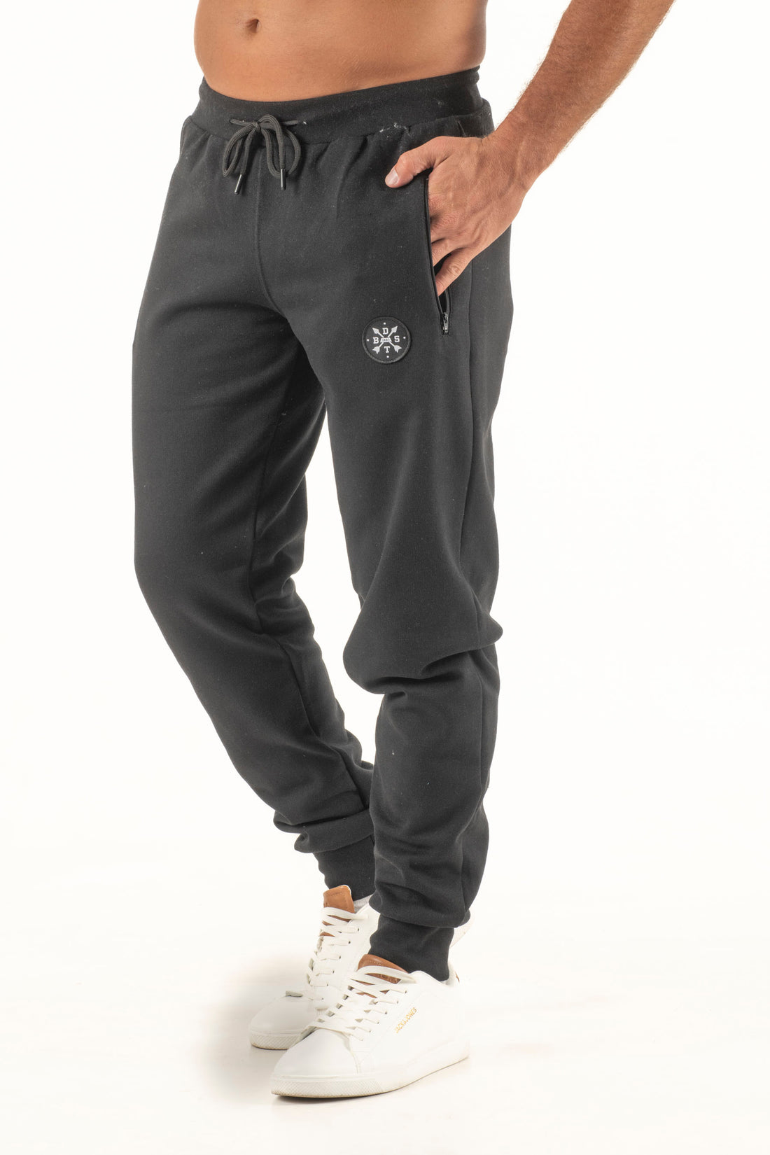 Ανδρικό παντελόνι λάστιχο με φερμουάρ