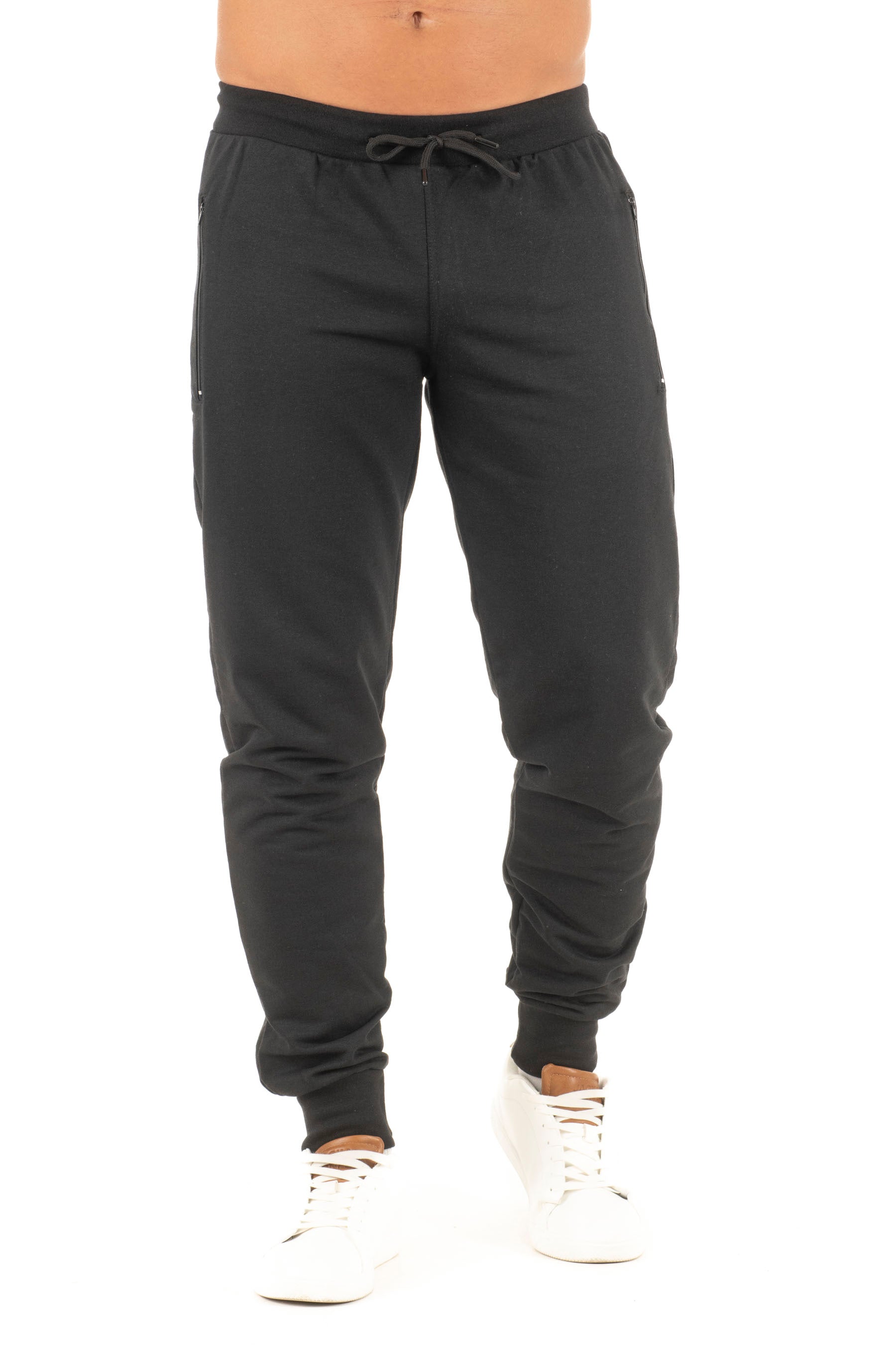 Ανδρικό παντελόνι λάστιχο με φερμουάρ