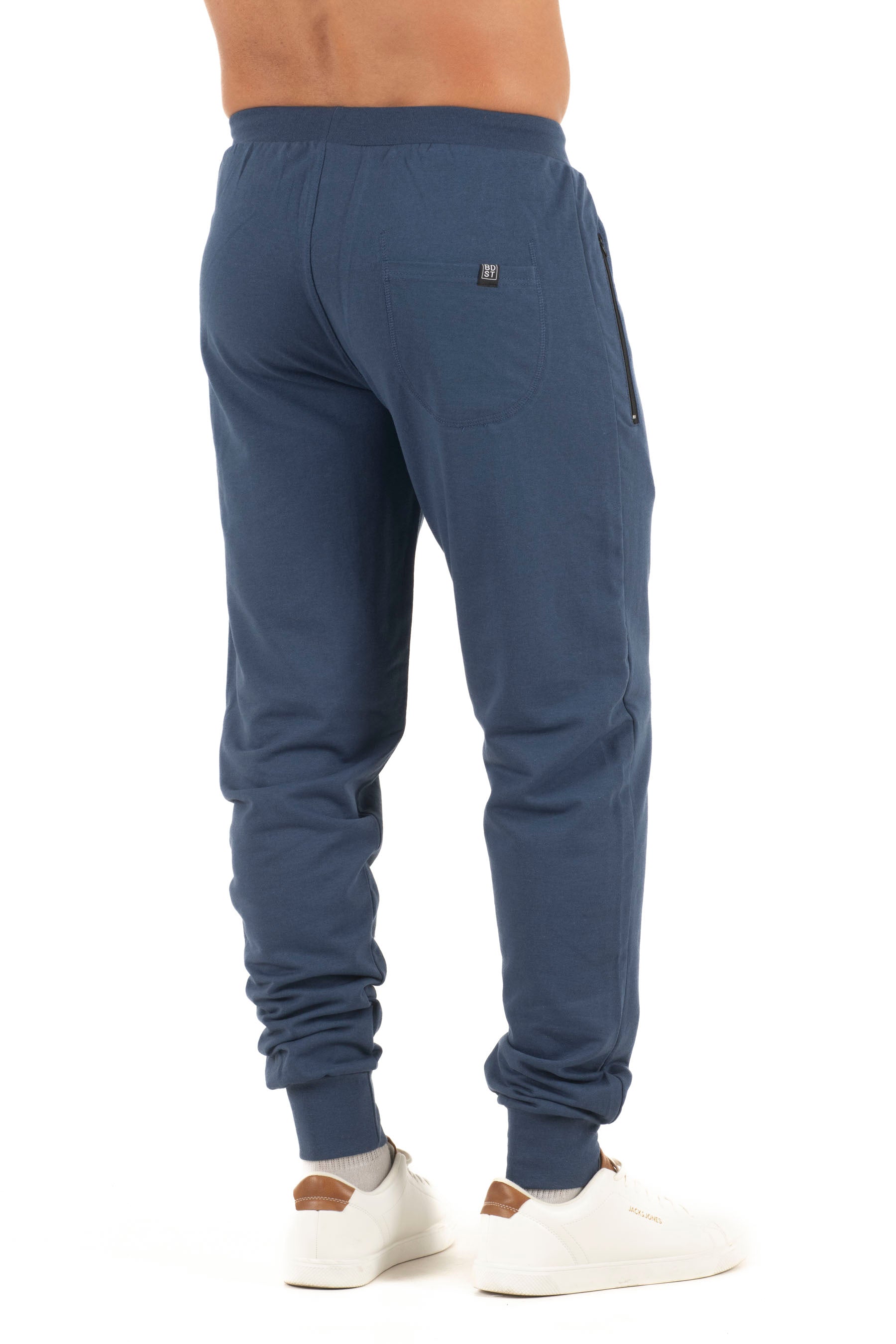 Ανδρικό παντελόνι λάστιχο με φερμουάρ (Indigo)