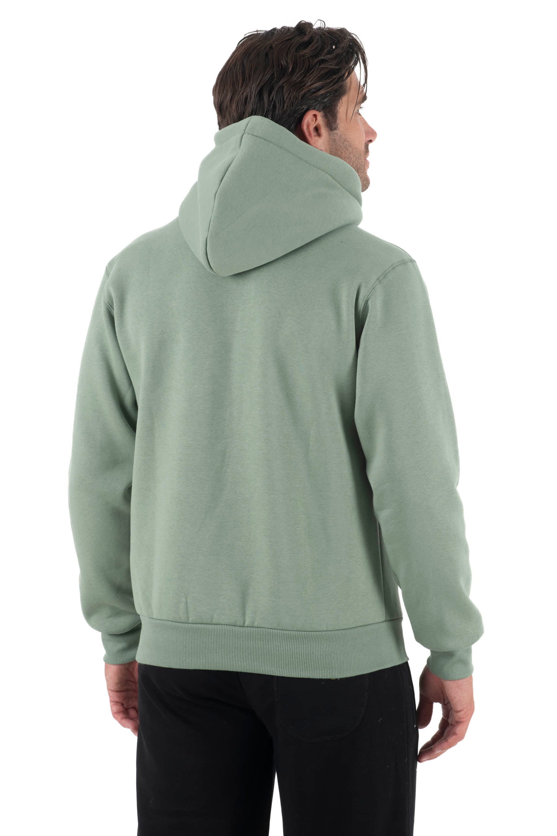 Ανδρική μπλούζα φούτερ με κουκούλα με στάμπα 3D (Μέντα)