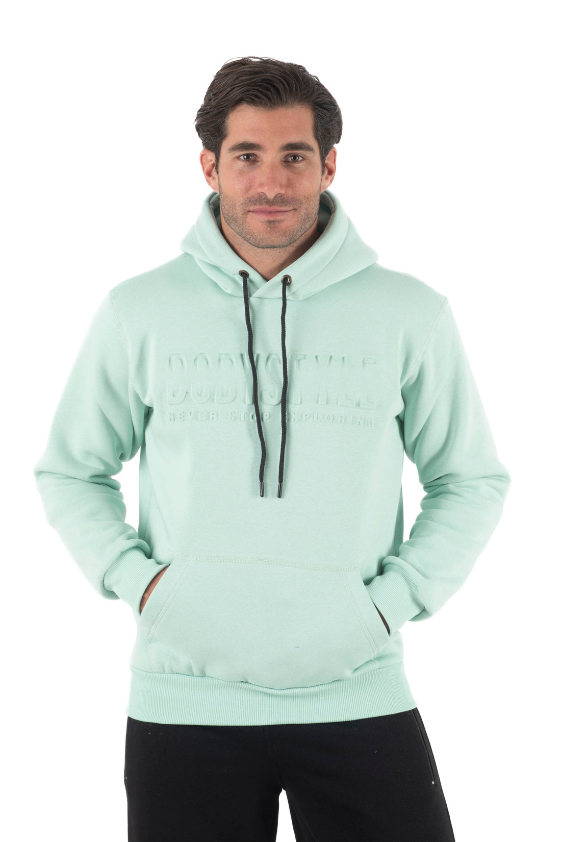 Ανδρική μπλούζα φούτερ με κουκούλα με στάμπα 3D