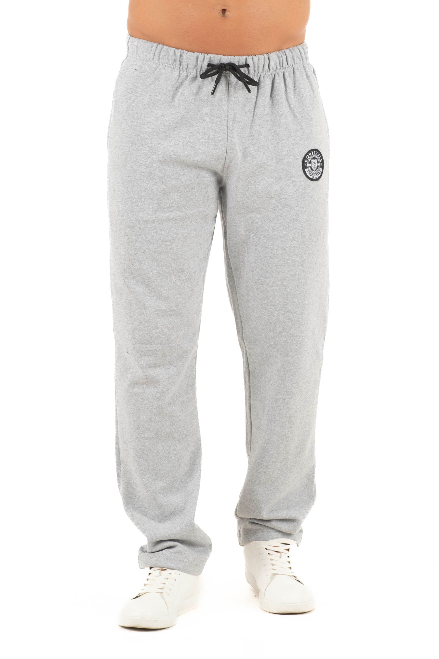 Ανδρικό παντελόνι φόρμα ίσιο κλασικό (Γκρι)