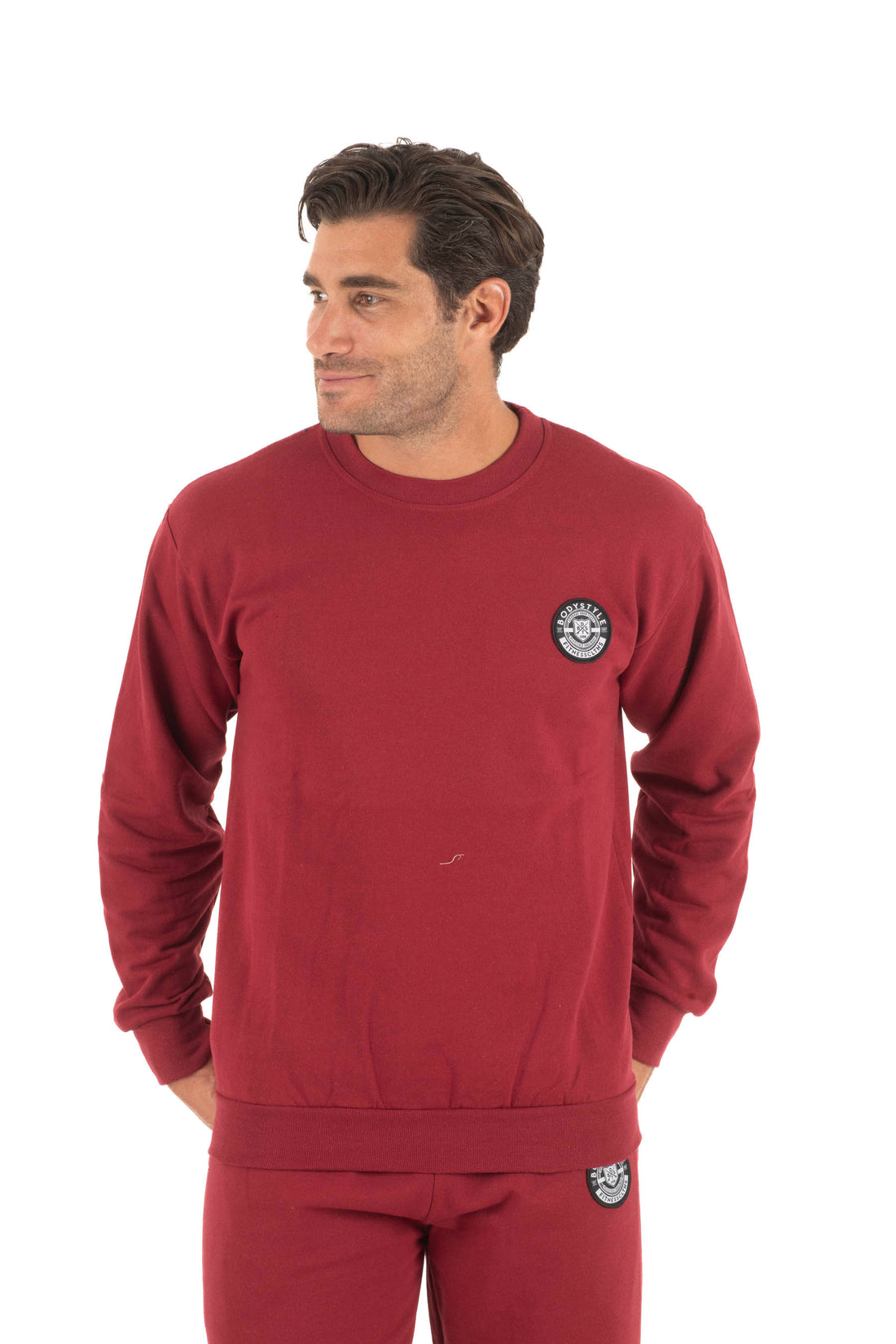 Ανδρική μπλούζα φούτερ κολλεγίου