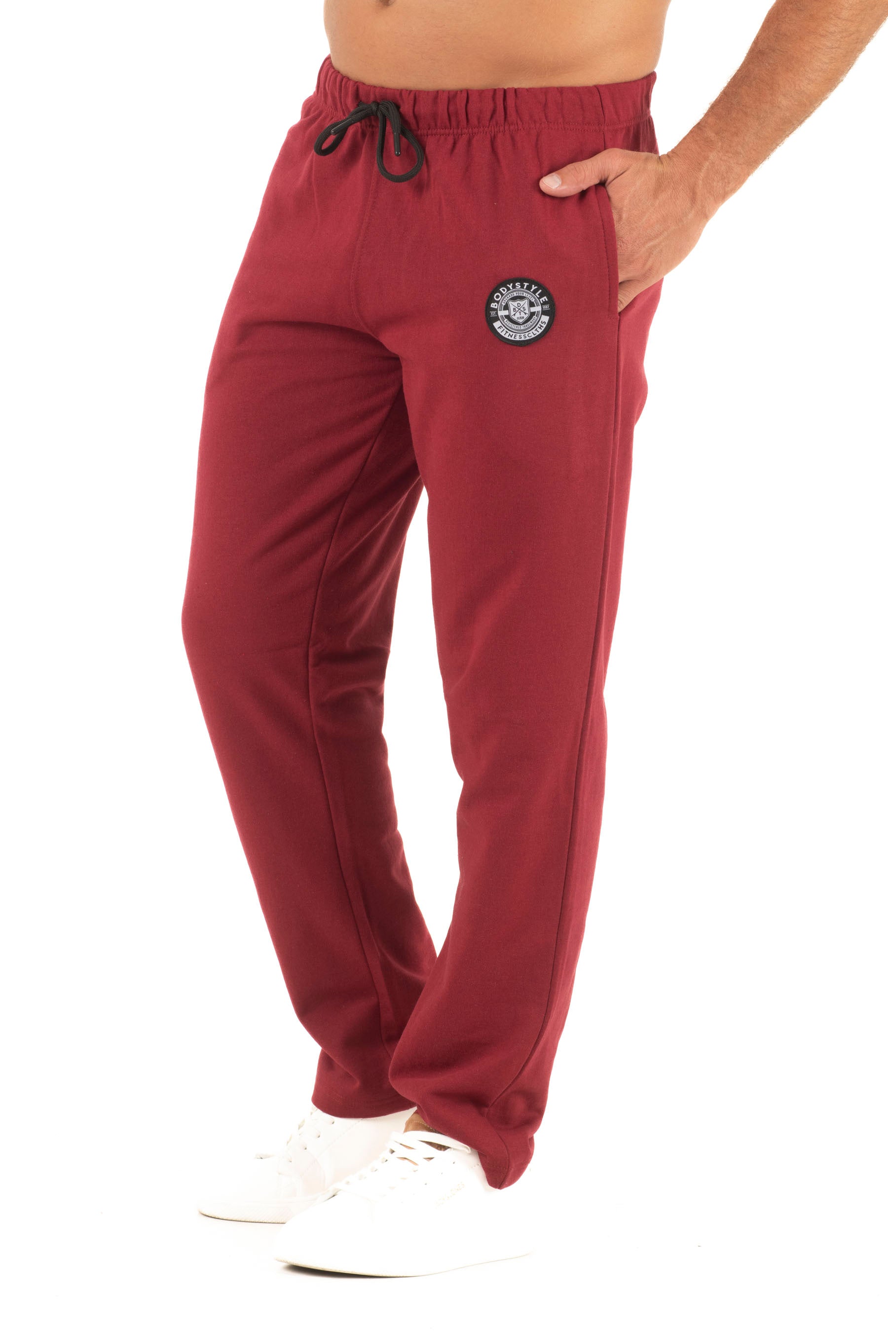 Ανδρικό παντελόνι φόρμα ίσιο κλασικό (Μπορντό)