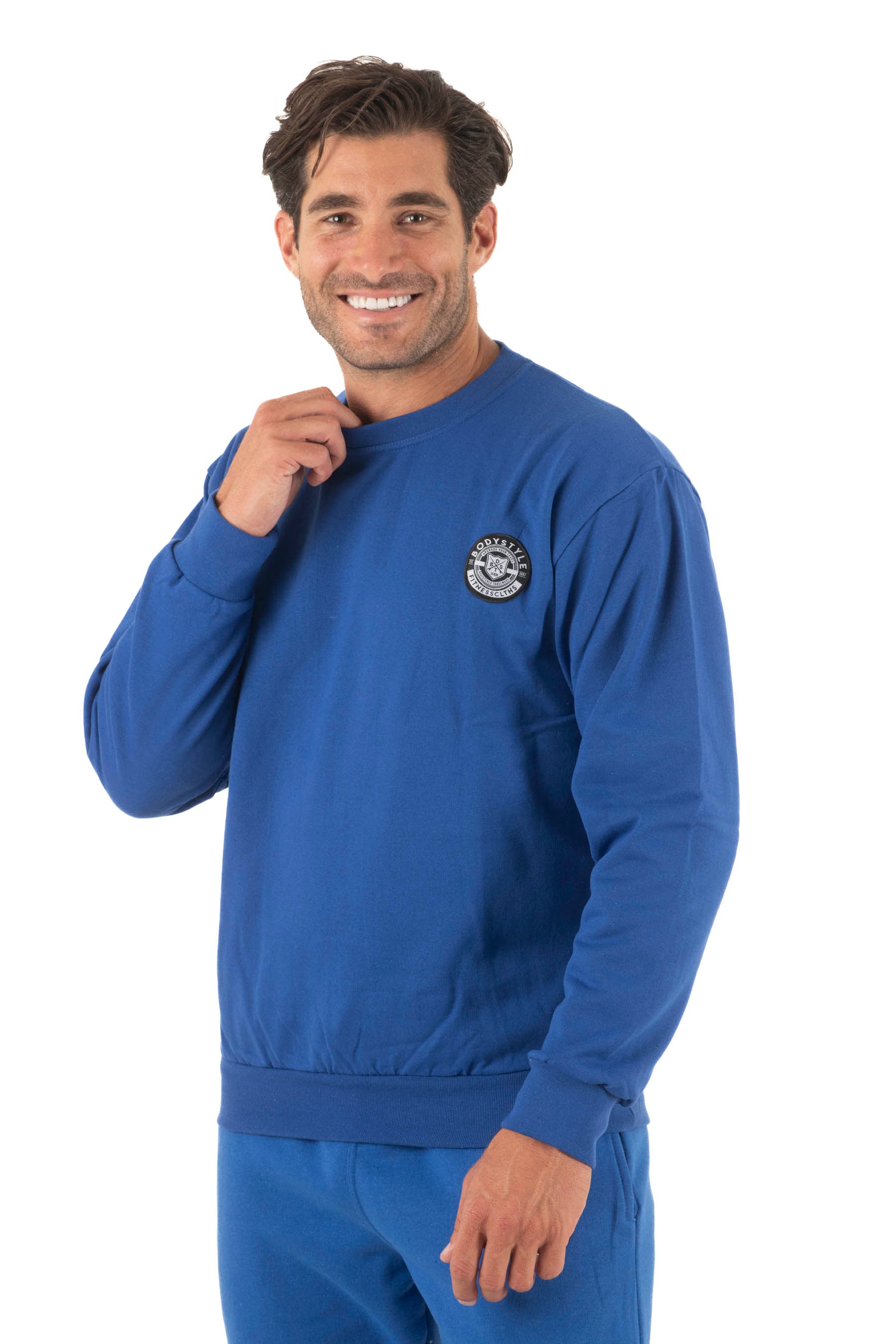 Ανδρική μπλούζα φούτερ κολλεγίου