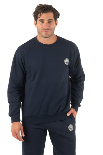 Ανδρική μπλούζα φούτερ κολλεγίου (Μπλε σκούρο)