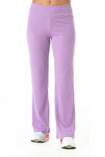 Γυναικείο Παντελόνι Καμπάνα Ριπ2/1 (Λιλά)