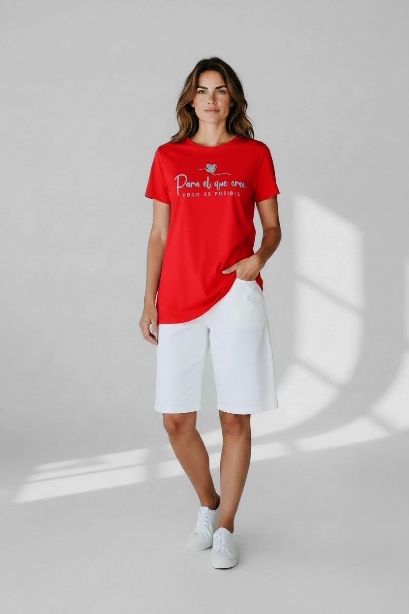 Γυναικείο T-Shirt (Κόκκινο)