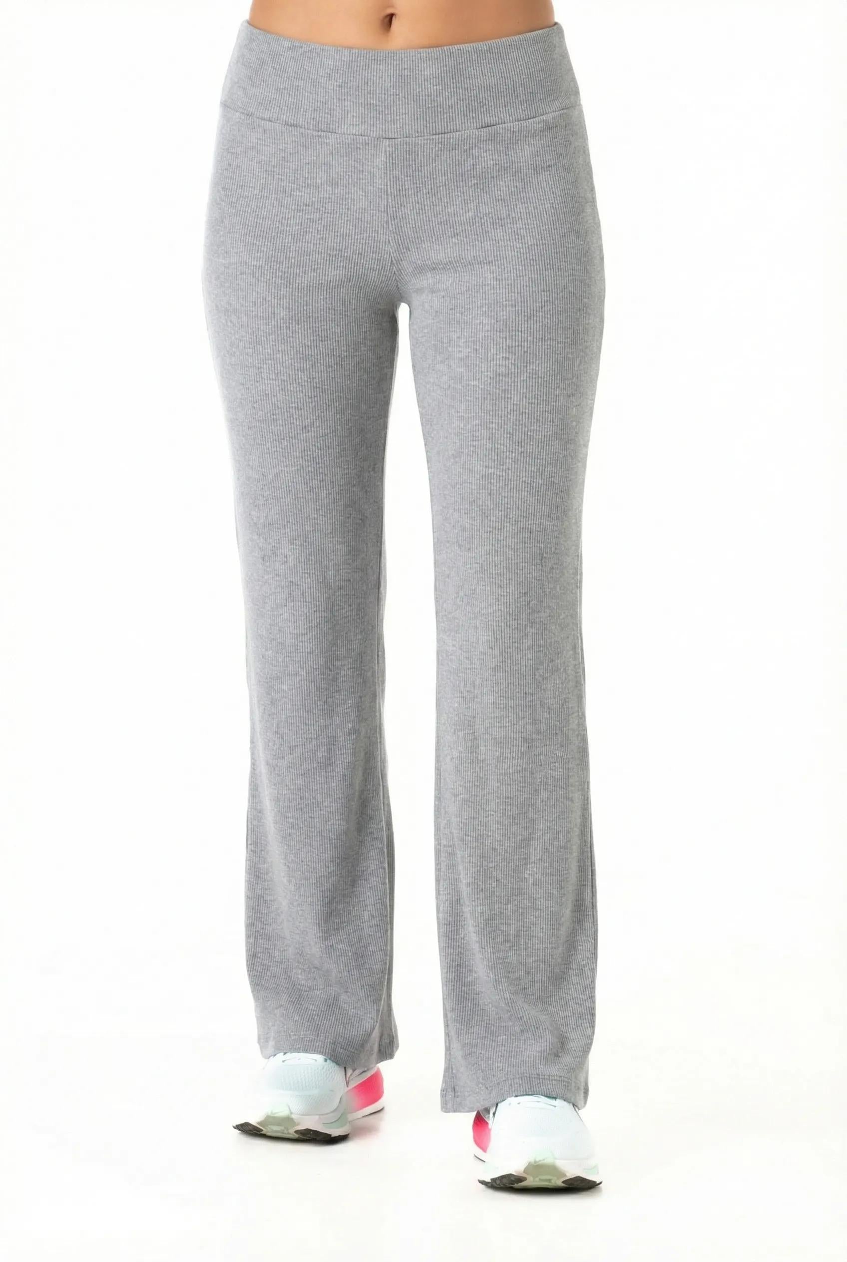 Γυναικείο Παντελόνι Καμπάνα Ριπ2/1 (Γκρι)