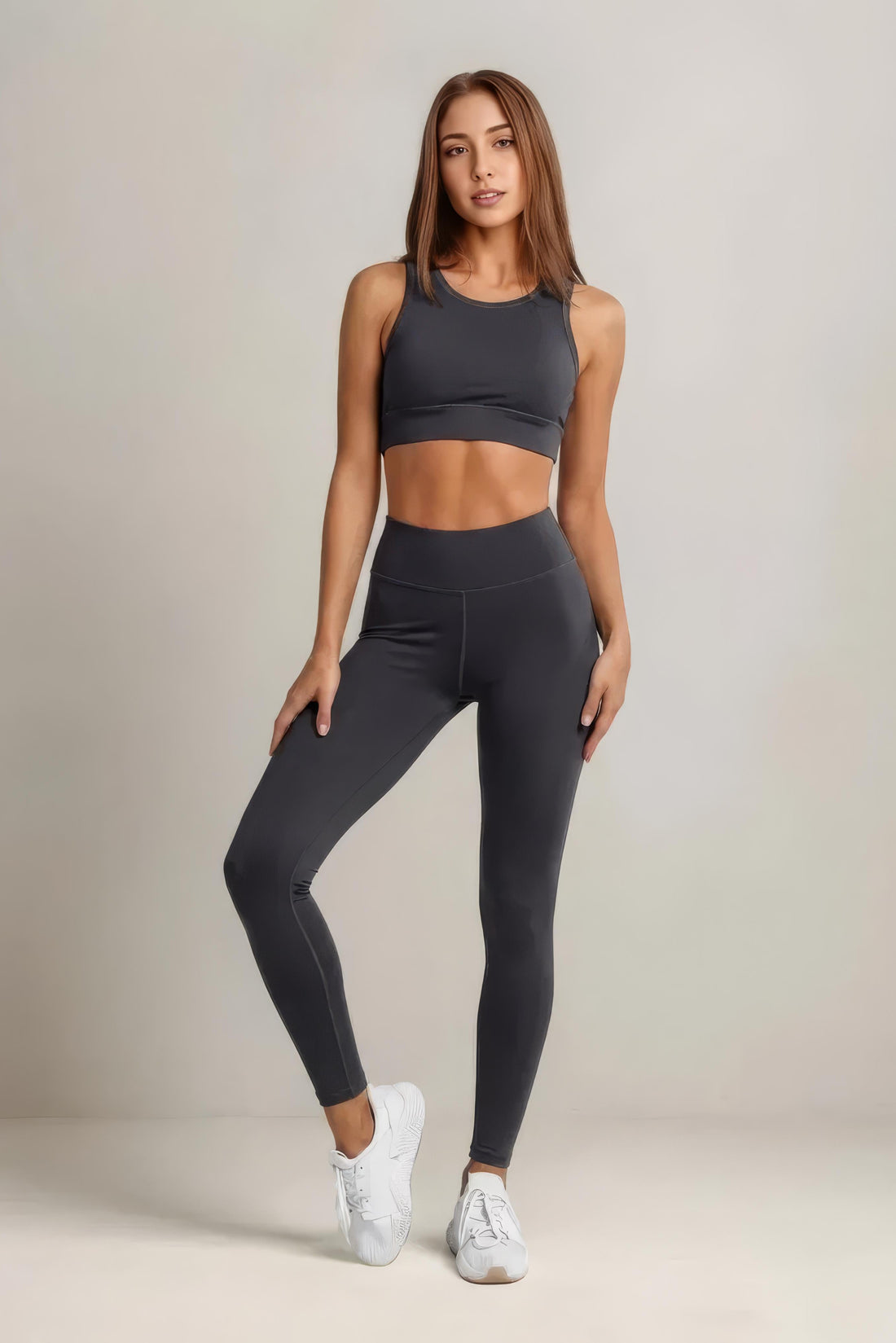 Γυναικείο αθλητικό μπουστάκι (Μολυβί)