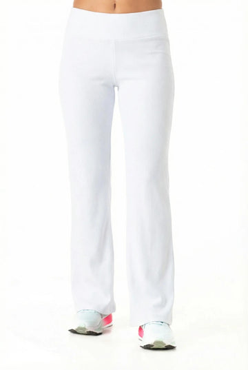 Γυναικείο Παντελόνι Καμπάνα Ριπ2/1 (Λευκό)